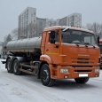 Цистерна для перевозки пищевых продуктов на шасси Камаз 65115 