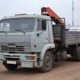 Бортовой грузовик КАМАЗ с КМУ Palfinger PK 15500 Performance на базе КамаЗ 65117