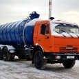 Вакуумный грузовик (ассенизатор/илосос) на базе Камаз 53229