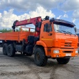 КАМАЗ-43118 оснащенный КМУ PALFINGER INMAN IT150.