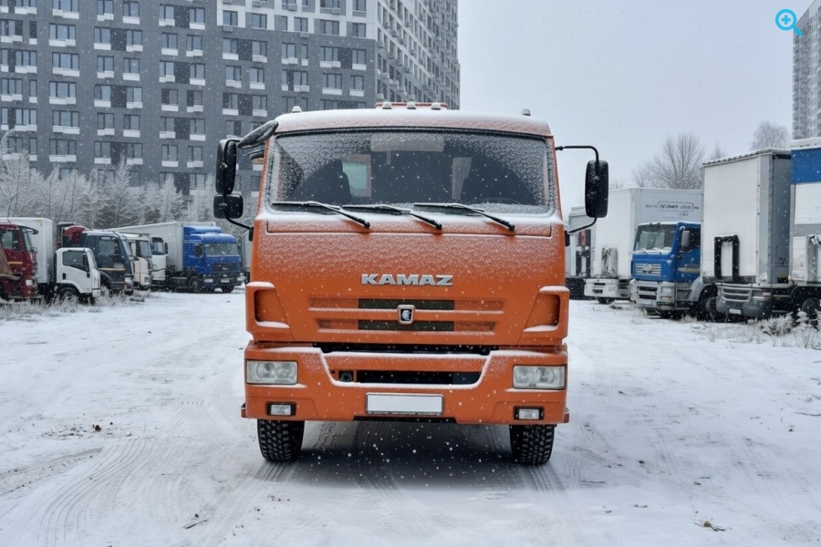 Цистерна для перевозки пищевых продуктов на шасси Камаз 65115 