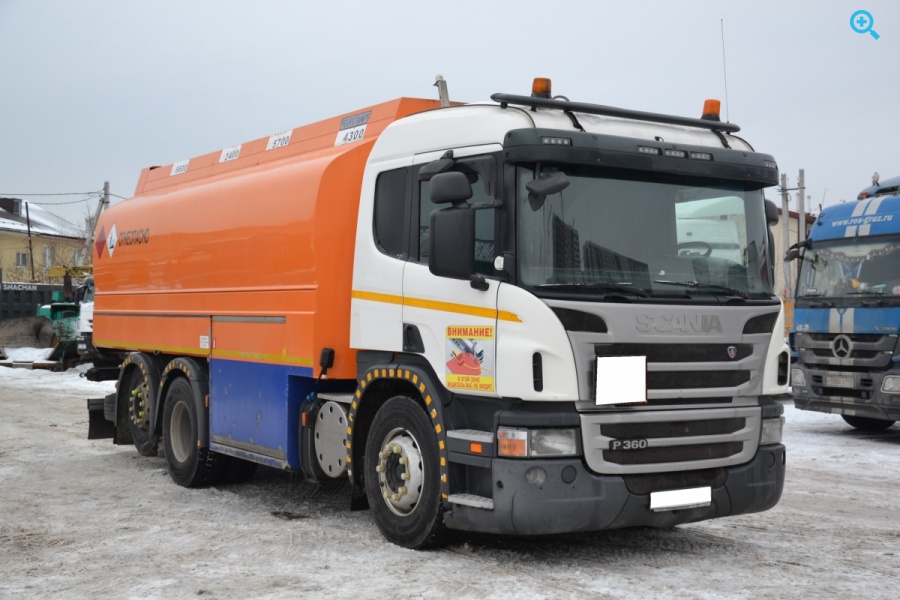 Грузовая автоцистерна для перевозки нефтепродуктов SCANIA Р360 LB6X2HNA