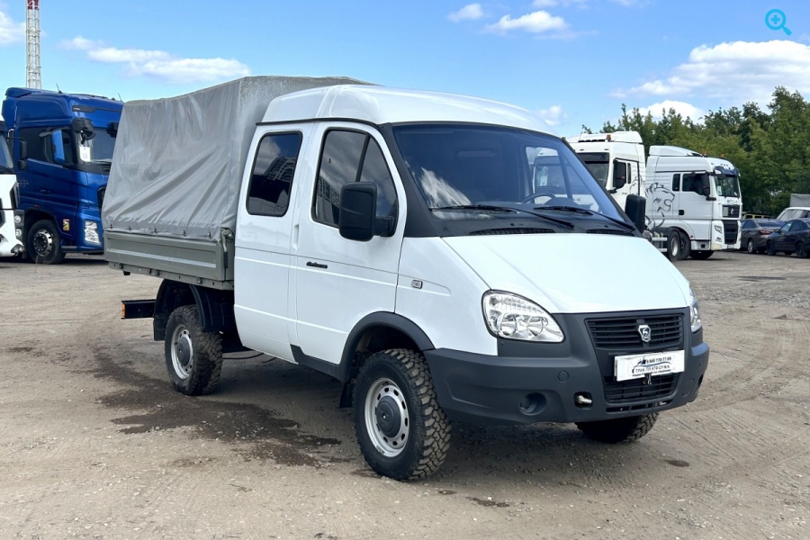 Бортовой тентованный ГАЗ Соболь (33023). Год выпуска: 2024