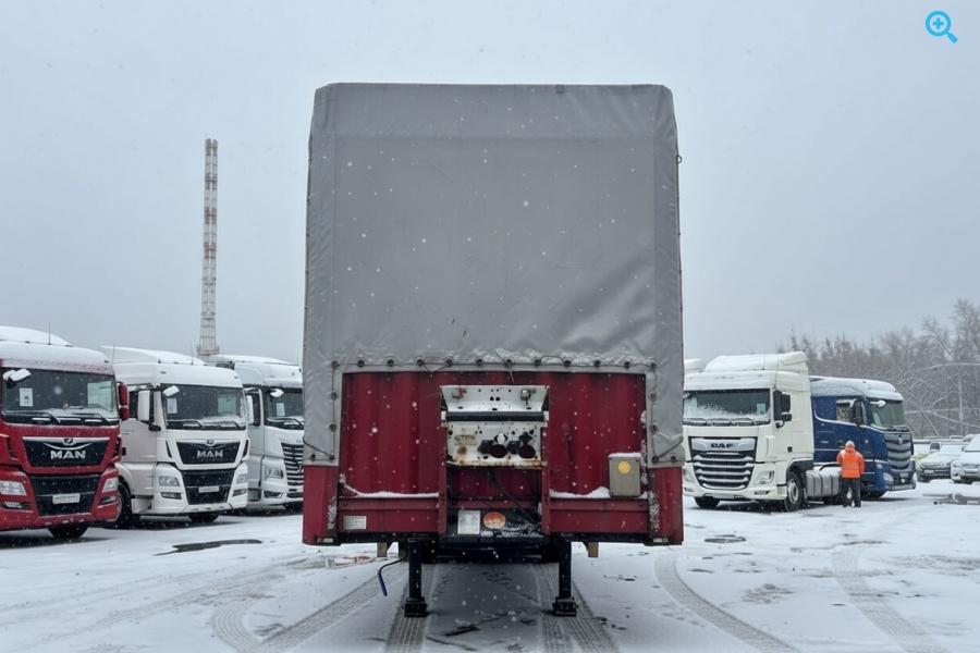 борт-тентованный KRONE SD.