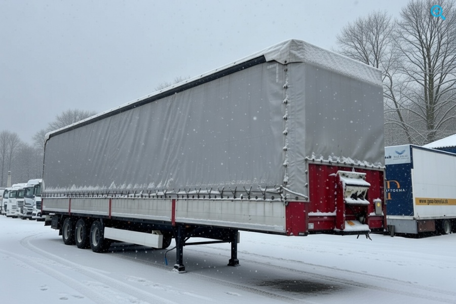 борт-тентованный KRONE SD.