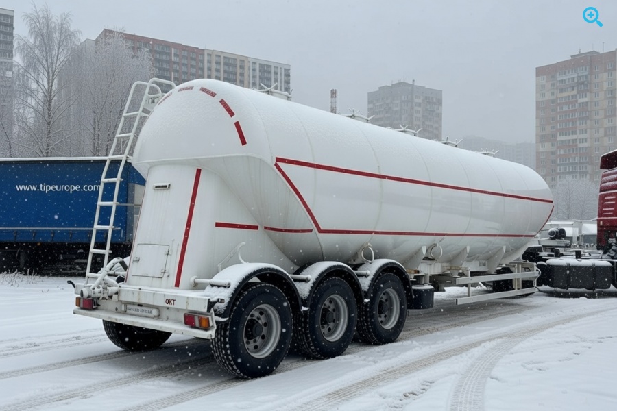 муковоз - комбикормовоз стальной ОКТ ТРЕЙЛЕР ДОРС