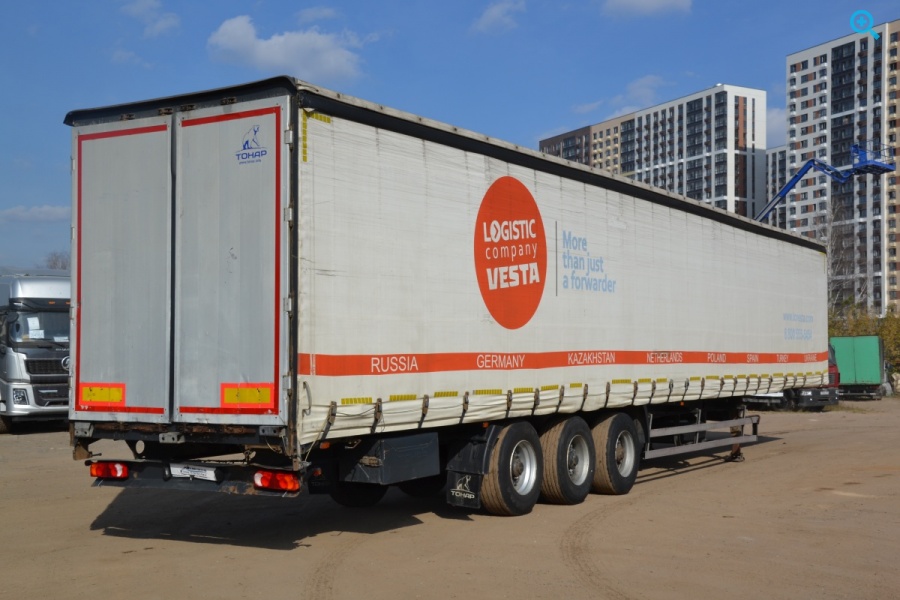 Шторно-бортовой полуприцеп Тонар