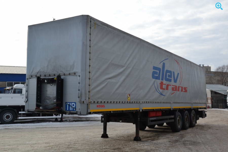 Полуприцеп гардина, П-образная штора KOGEL SN24 ТЕНТОВАННЫЙ