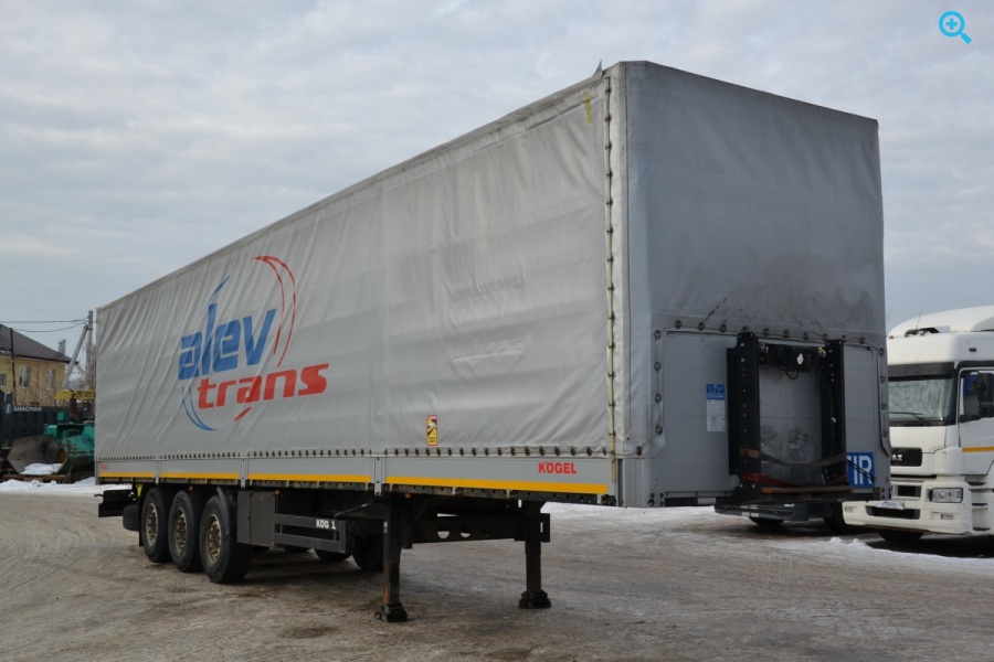 Полуприцеп гардина, П-образная штора KOGEL SN24 ТЕНТОВАННЫЙ