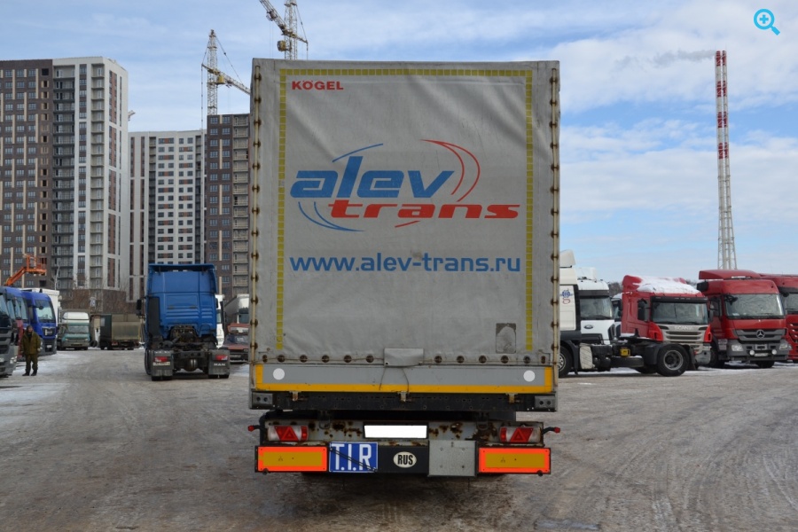 Полуприцеп гардина, П-образная штора KOGEL SN24 ТЕНТОВАННЫЙ