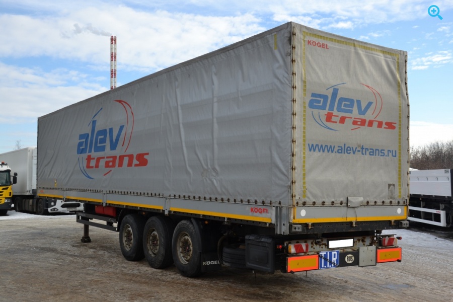 Полуприцеп гардина, П-образная штора KOGEL SN24 ТЕНТОВАННЫЙ