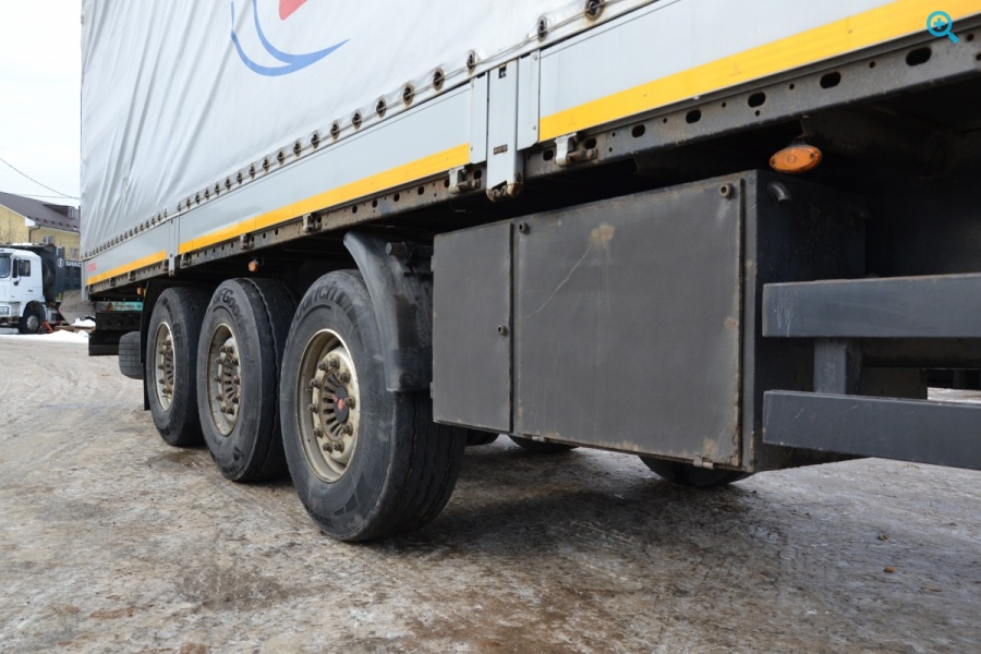 Полуприцеп гардина, П-образная штора KOGEL SN24 ТЕНТОВАННЫЙ