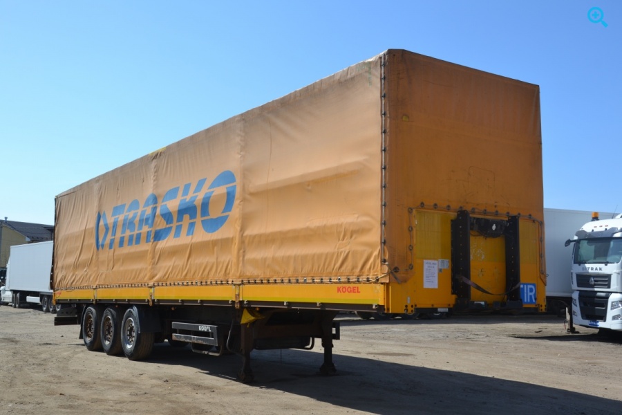 Полуприцеп гардина, П-образная штора KOGEL SN24 ТЕНТОВАННЫЙ