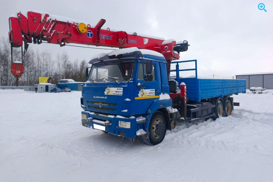КАМАЗ 65117 с КМУ TAURUS 086A