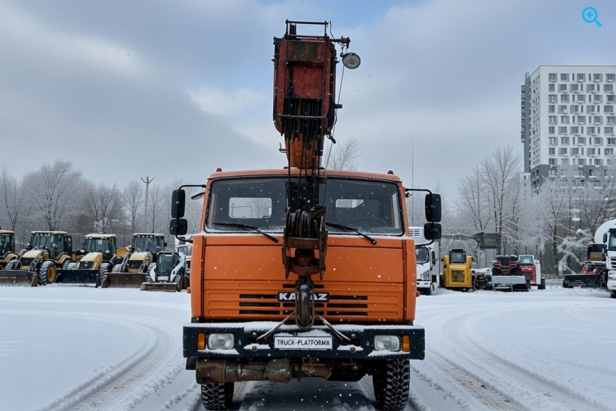 Автокран Клинцы КС-55713-1К-1 на шасси Камаз 65115-62