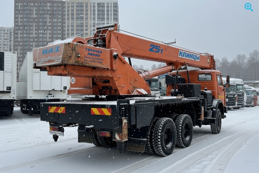 Автокран Клинцы КС-55713-1К-1 на шасси Камаз 65115-62