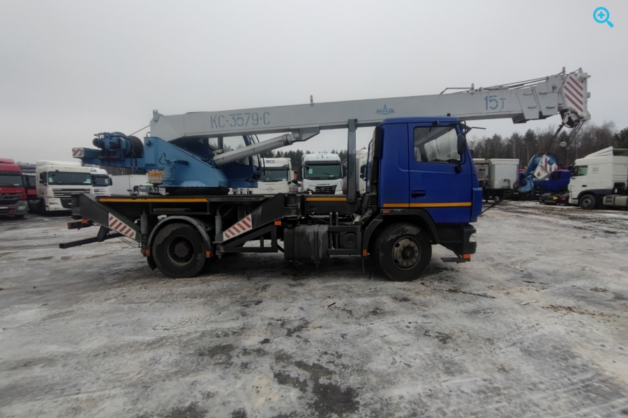 Специальный автокран на базе МАЗ. Установка КС 3579 С-02 15 тонн 
