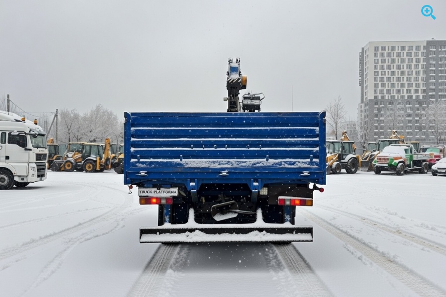 Бортовой грузовик КАМАЗ 65117 с КМУ DongYang