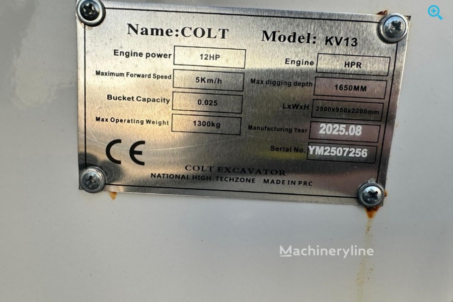 Мини-экскаватор Caterpillar COLT KV13