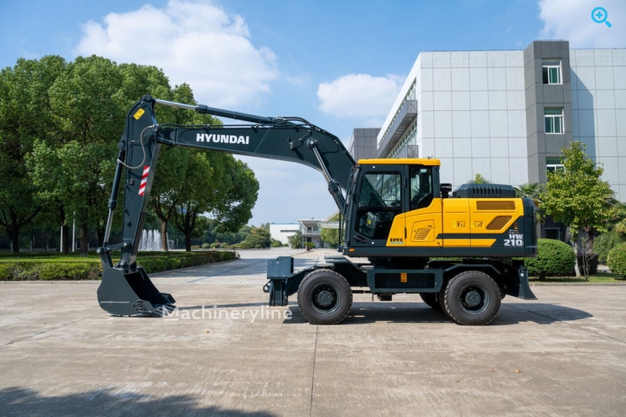 Колесный экскаватор Hyundai Hw210