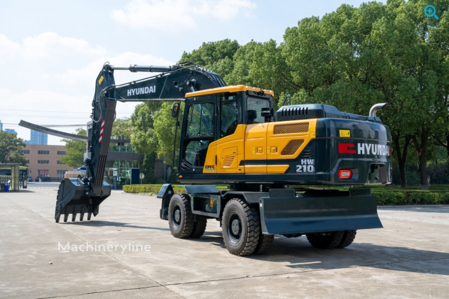 Колесный экскаватор Hyundai Hw210