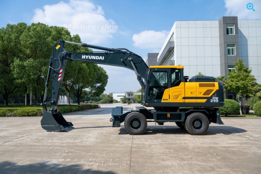 Колесный экскаватор Hyundai Hw210