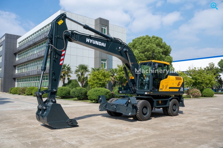 Колесный экскаватор Hyundai Hw210
