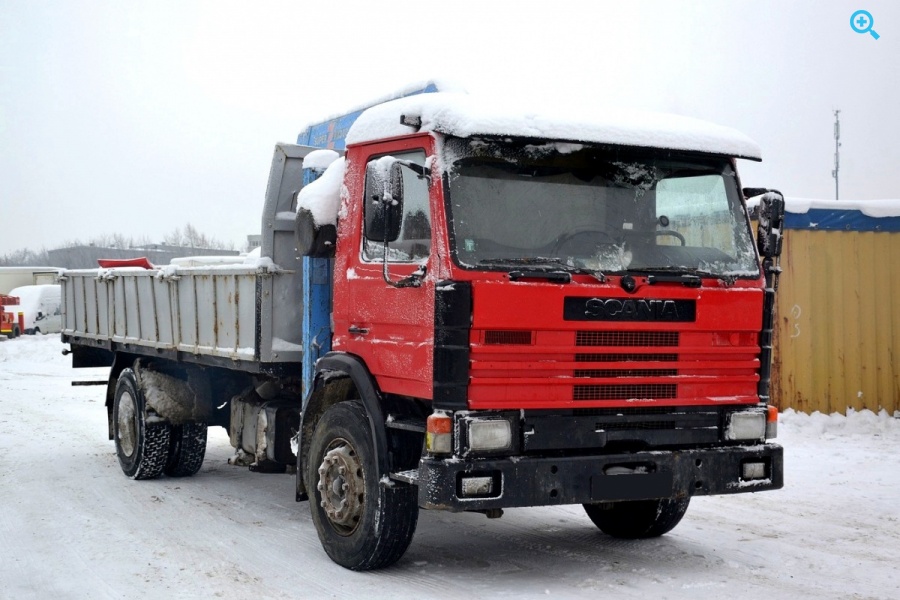 Грузовик бортовой Scania 82 с манипулятором TADANO Super Z FX 300