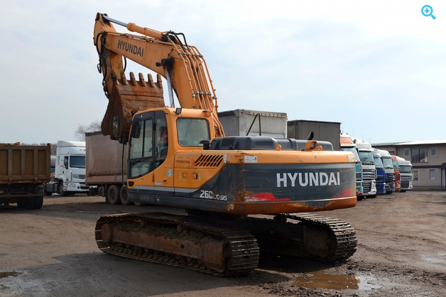 Гусеничный полноповоротный экскаватор HYUNDAI R260LC-9S