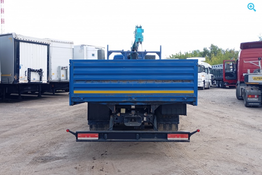 Бортовой КАМАЗ Т2431 на шасси 65117 с крано-манипуляторной установкой Hyundai HLC-5014