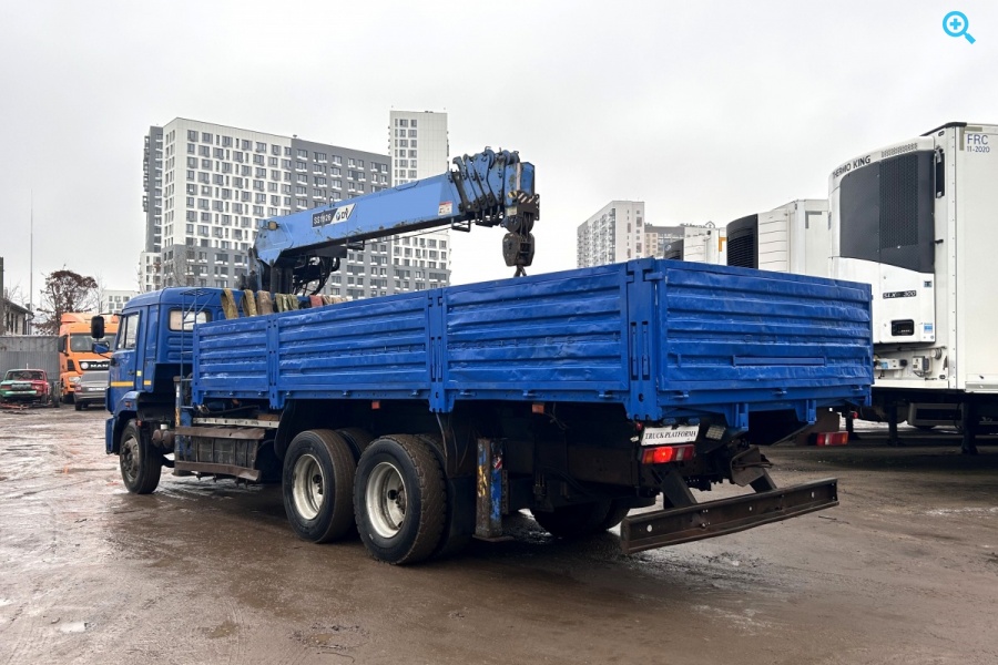 Бортовой грузовик КАМАЗ 65117 с КМУ DongYang