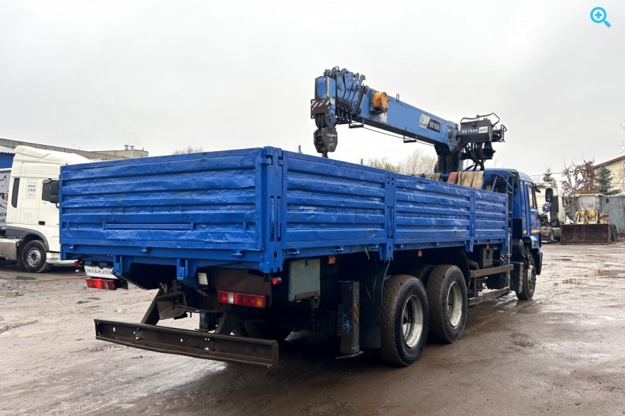 Бортовой грузовик КАМАЗ 65117 с КМУ DongYang