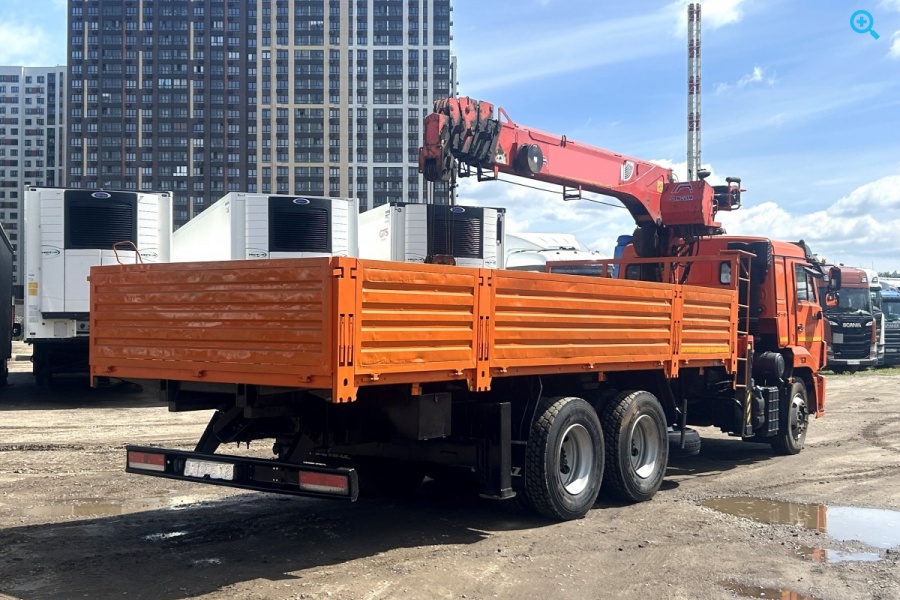 Манипулятор Kanglim KS1256GII на базе «КАМАЗ 65115»