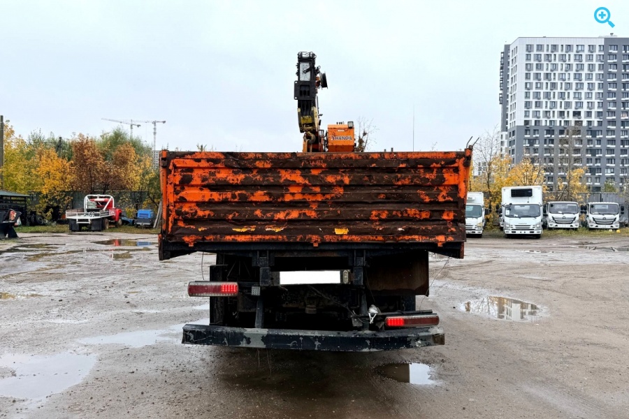КАМАЗ 65115 с крано-манипуляторной установкой Hangil HGC756 