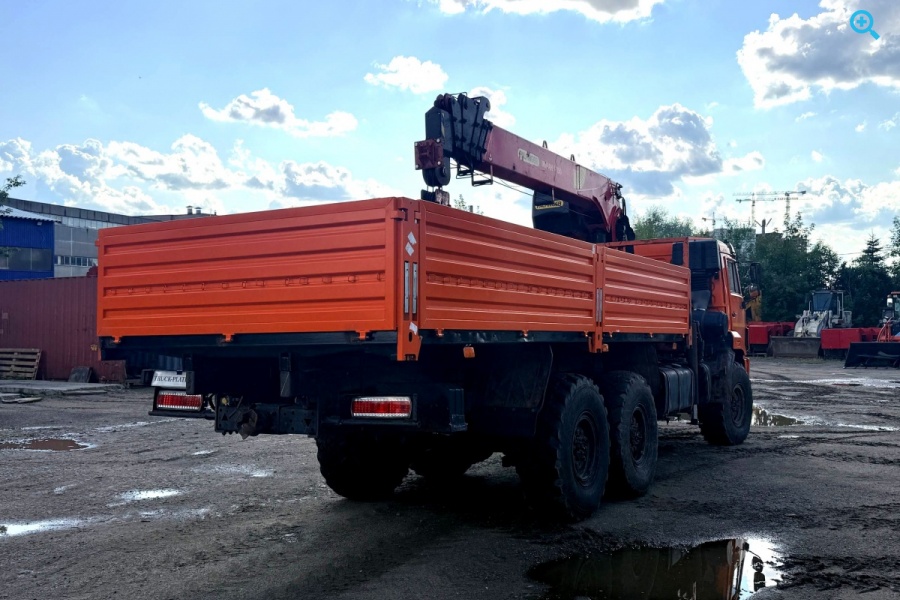 КАМАЗ-43118 оснащенный КМУ PALFINGER INMAN IT150.