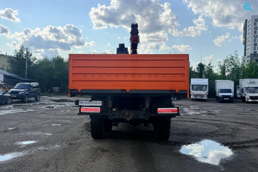 КАМАЗ-43118 оснащенный КМУ PALFINGER INMAN IT150.