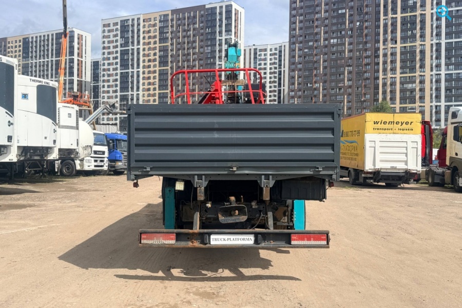 Бортовой КАМАЗ 65117 (438206) с крано-манипуляторной установкой HLC-8016