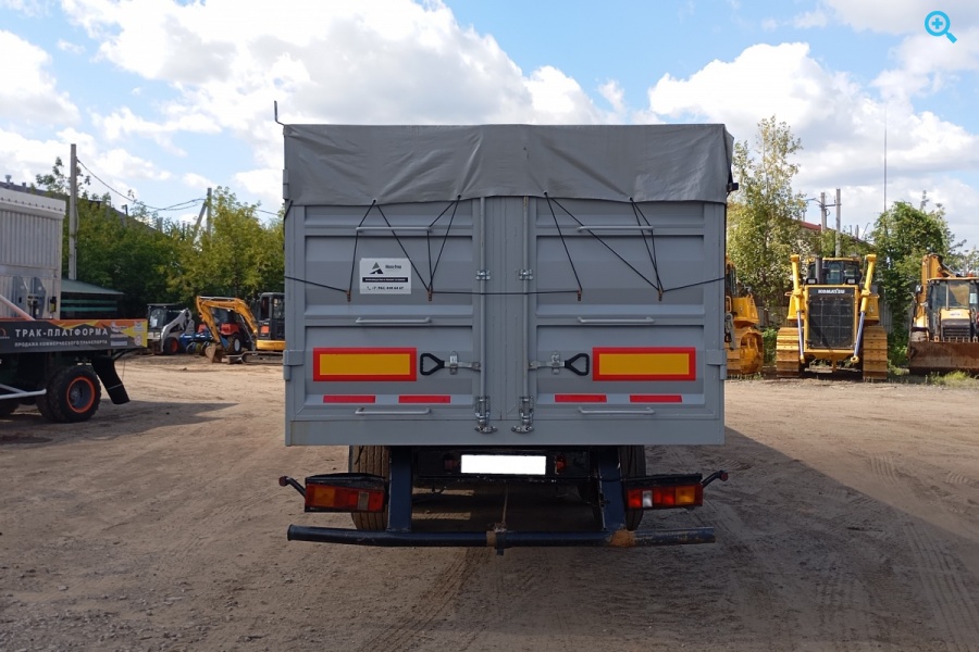 Сцепка седельный тягач Man TGA 26.413 и Полуприцеп зерновоз KRONE SDP27