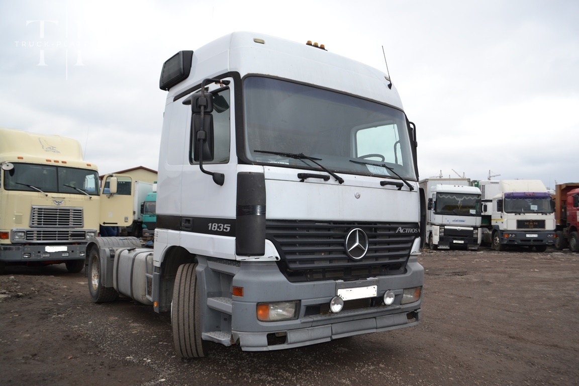 Купить седельный тягач Mercedes Actros 1835 Б/У в Москве: 2002 год, цена  1020 в России | Продажа и выкуп техники с пробегом - ТРАК-ПЛАТФОРМА