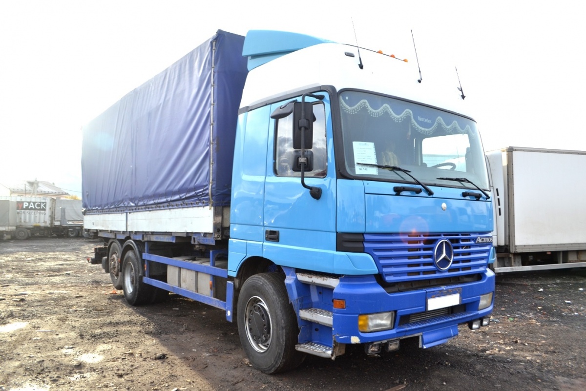 Купить грузовик Mercedes-Benz Actros 2540 Б/У в Москве: 1999 года, цена  1070 в России | Продажа и выкуп техники с пробегом - ТРАК-ПЛАТФОРМА