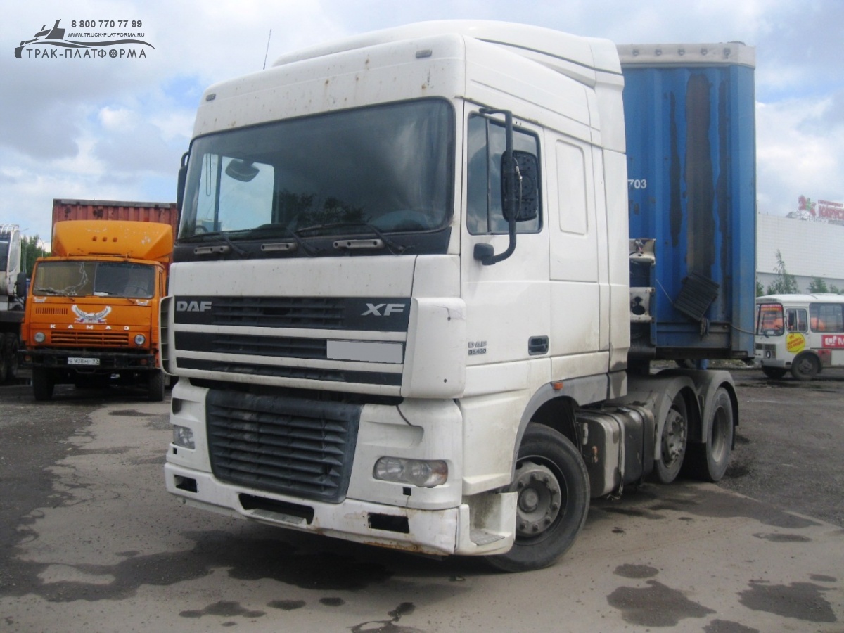 Купить седельный тягач DAF XF 95 430 Б/У в Москве: 2006 год, цена 1270000 в  России | Продажа и выкуп техники с пробегом - ТРАК-ПЛАТФОРМА