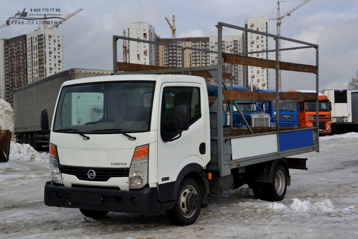 Купить грузовик Бортовой NISSAN CABSTAR Б/У в Москве: 2011 года, цена  1070000 руб. в России | Продажа и выкуп техники с пробегом - ТРАК-ПЛАТФОРМА