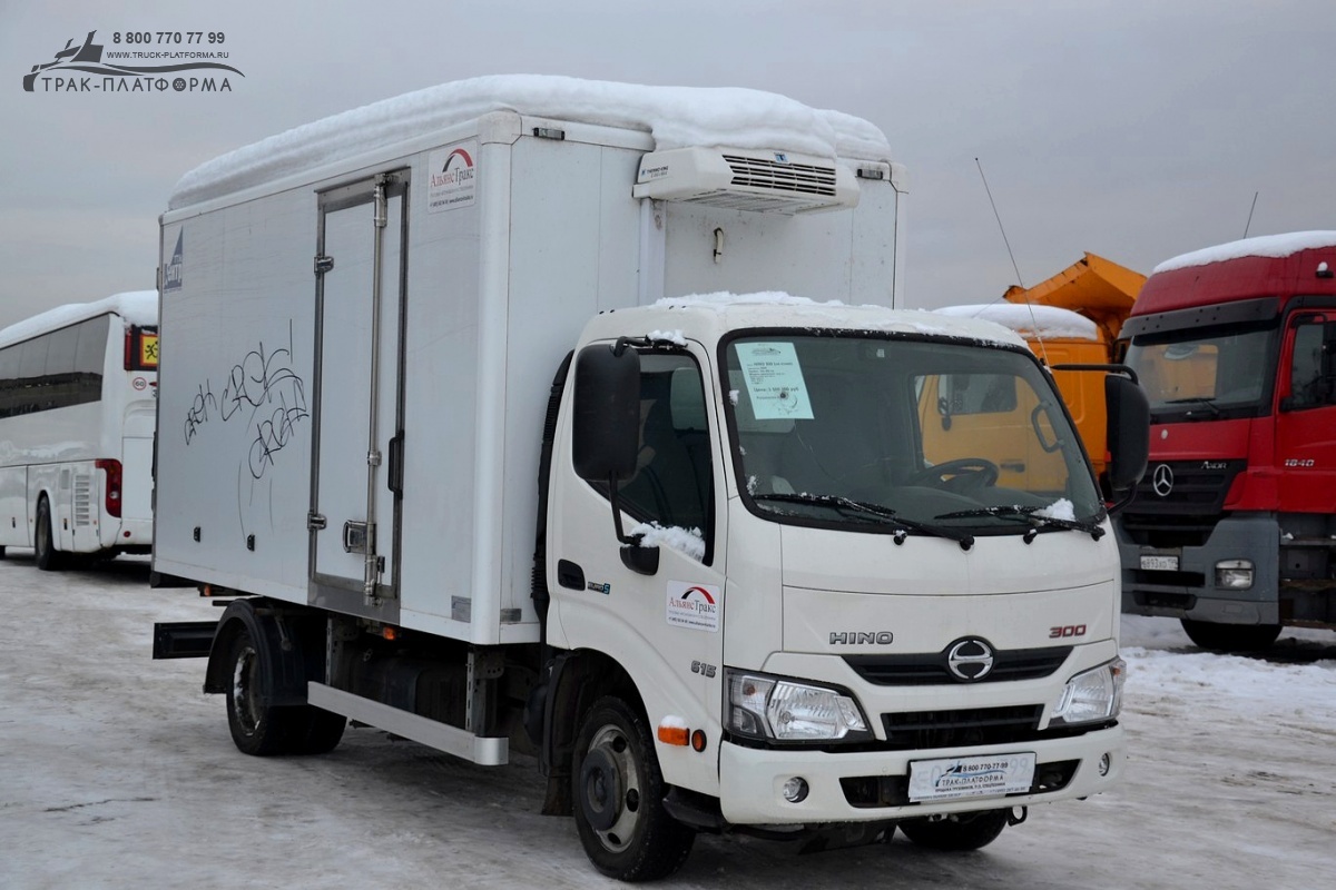 Купить грузовик Рефрижератор HINO 300 (АФ-374400) Б/У в Москве: 2020 года,  цена 3250000 руб. в России | Продажа и выкуп техники с пробегом -  ТРАК-ПЛАТФОРМА