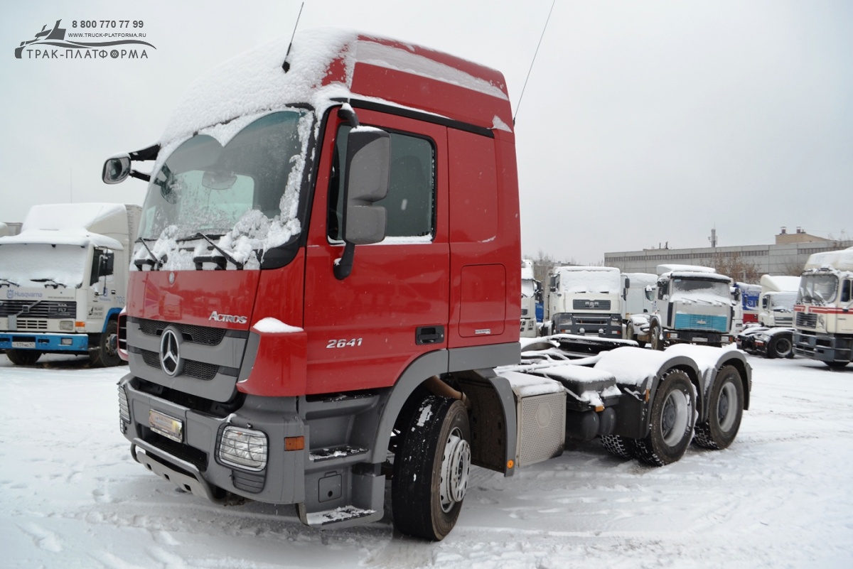 Купить седельный тягач Mercedes Actros 2541 LS Б/У в Москве: 2013 год, цена  5400000 в России | Продажа и выкуп техники с пробегом - ТРАК-ПЛАТФОРМА